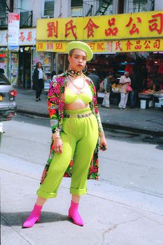 Jaraé, 35mm Soft Queer Aesthetic, Queer Maximalism, Concert Aesthetic Outfit, Bug Outfit, Edm Outfit, Brat Green, Edm Concert, Vibrant Outfits, Dopamine Dressing