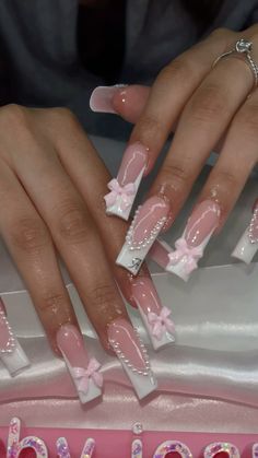 French Tip Acrylic Nails, Short Square Acrylic Nails, Tiktok Shop