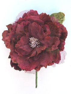 Cabbage Rose Antique Rose by Miss Rose Sister Violet. rose. velvet rose. millinery rose. hat rose Upscale Clothes, Rose Sister, French Accessories, Tulle Headband, Rosé Sister, Velvet Flower, Accessories Craft, Chocolate Babies, Millinery Flowers