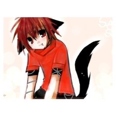 Smile dog human found on Polyvore Dog Human, Human Form, On The Ground, The Story, Human, Red, Anime, Hair