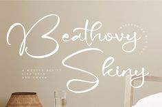 Beathovy Skiny, Script and Handwritten ft. font & vector - Envato