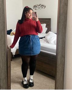 Tights Loafers, Petite Winter Outfits, Plus Size Aesthetic Outfits, Cold Weather Outfit, Miniskirt Outfits, Trendy Fall Outfits, Cold Weather Outfits, Swaggy Outfits