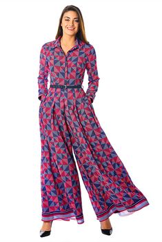 Jumpsuit Ideas, Georgette Palazzo, Palazzo Jumpsuit, Indian Designers, Western Top, Floral Dress Design, Girls Dresses Sewing, Latest Dress Design, Shop Pants