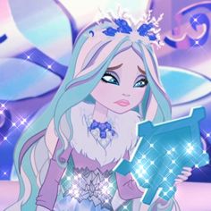 𝒸𝓇𝓎𝓈𝓉𝒶𝓁 𝓌𝒾𝓃𝓉ℯ𝓇❄️crystal winter | crystal winter icon | crystal winter aesthetic | crystal winter eah | crystal winter ever after high Crystal Winter Aesthetic, Crystal Ponies, Blue Cartoon, Snow Girl