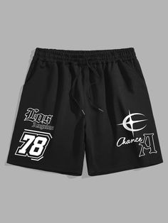 Streetwear Mens, Sweat Shorts, Mens Fleece, Cool Outfits For Men, Drawstring Shorts, Drawstring Waist, Summer Casual