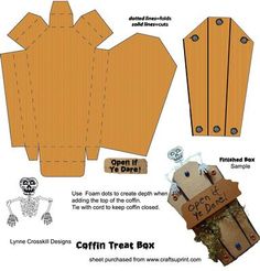 an open cardboard box is shown with instructions to make it look like the back of a shirt