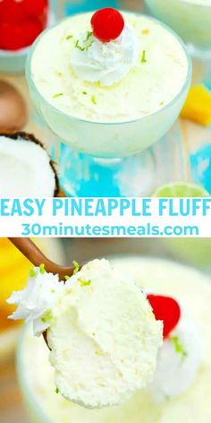 pineapple fluff is an easy and delicious dessert