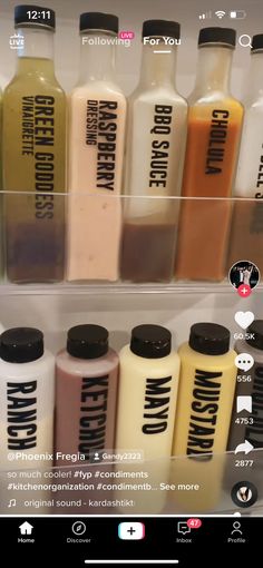 an image of some juices in bottles on the app store's iphone screen