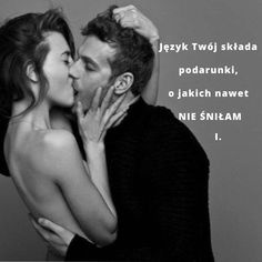 a man and woman kissing each other in front of a gray background with the words jekyt twoi skada podarniki, jodarukki, o jadjach nawe