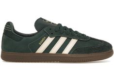 Buy and sell StockX Verified adidas shoes on StockX including the adidas Samba OG Mineral Green Crystal Sand (Women's) and thousands of other sneakers with price data and release dates. Adidas Samba Green, Green Sambas, Green Tennis Shoes, Samba Sneakers, Mineral Green, Samba Outfit, Shoe Shopping, Shoe Ideas, Adidas Samba Og