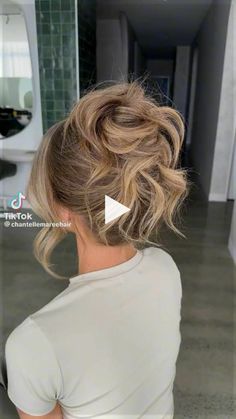 ✓ prom updos, prom hairstyles for long hair updo braided up dos, up dos for prom curly, prom up hair dos, u, How To Messy Updo Long Hair, Hairdo Updo Messy, Bun Wedding Hairstyles High, Formal Buns For Long Hair, Effortless Updo Wedding, High Messy Bun Updo Wedding, Loose Hair Up, Messy Hair Updo Wedding, Messy Bun For Wedding Guest