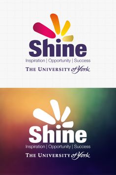 the logo for shine, an innovation opportunity platform that aims to help people in business