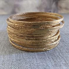 Modernist Silver Jewelry, Single Bangle, Metal Etching, Amazing Woman, Brass Bangle, Small Bracelets, Gold Plated Bangles, The Bangles, Gold Rings Fashion