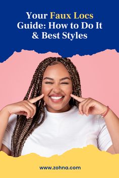 Explore the world of Faux Locs with our complete guide! Learn how to achieve the perfect look, stay trendy, and master this protective hairstyle. Stylish Hair, Explore The World, Trendy Hairstyles