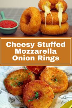 🍽️ Elevate your snack game with these dreamy Fried Mozzarella Sticks and Onion Rings—an irresistible combo that’s oh-so-simple to whip up! Perfect for weekend gatherings or a cozy movie night at home. With just six ingredients, you’ll be savoring every crispy bite in no time. Ready to explore more fun foods and delightful cooking ideas? Dive into the SheCooked blog for tasty inspiration! ✨ #CookingAesthetic #EasyCookingRecipes #FunFoods #HomeCooking #KidsCookingRecipes Cheese Stuffed, Delicious Snacks Recipes, Fair Food Recipes, Food Recepie, Fun Baking Recipes, Easy Baking Recipes, Onion Rings, Interesting Food Recipes, Yummy Food Dessert