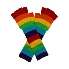 Show off the colorful colors of the rainbow with this rainbow kit. Set includes rainbow long fingerless gloves and rainbow long toe socks. Be noticed with a blast of illuminating rainbow. Size: One Size.  Color: Multicolor. Rainbow Bright Costume, Rainbow Bright Costumes, Rainbow Gloves, Rainbow Tights, Long Fingerless Gloves, Rainbow Socks, Human Canvas, Rainbow Outfit, Rainbow Bright