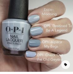 Nail Polish Combinations, Opi Gel Nail Polish, Alpaca My Bags, Aqua Nails, Nails Opi, My Bags