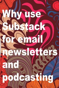 I made a short video to explain why you should use Substack to publish email newsletters, produce and promote podcasts, and even create and deliver courses. #Substack #books #authors Writing Club, How To Write Better, Sketch London, Pork Chops And Gravy, What A Life, Read For Free, Blog Newsletter