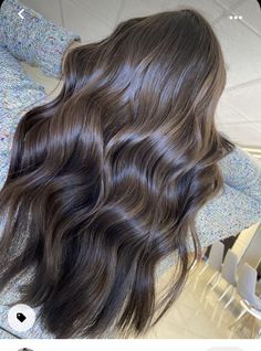 Glossy Brunette, Chocolate Hair Color, Dark Chocolate Hair Color, Dark Chocolate Hair, Hair Colour Ideas, Hair Color Chocolate