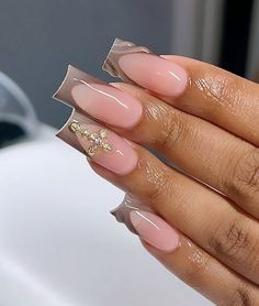 Matching Nails And Toes Fall, Slay Nails, Getting My Nails Done, Royal Blue Nails, Plain Nails, Acrylic Toe Nails, Acrylic Nail Ideas, Beige Nails