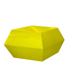 a yellow object is shown against a white background