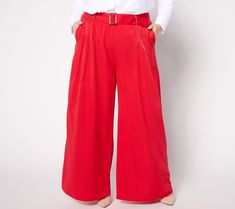 Stay perfectly on-trend and oh-so stylish with these wide-leg pants. Front pleats, a removable belt, and a relaxed fit ensure your look is always on point. From Studio ParkTM x Shawn Killinger. Wide Leg Pant, Leg Pants, Wide Leg Pants, Wide Leg, Relaxed Fit, Pants, Trousers