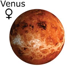 an image of the planet venus with its name written in black and white on it