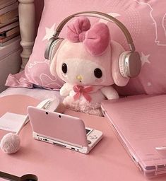 Pink Aesthetic Wallpaper Notion, Hello Kitty Headphones, 헬로키티 배경화면, Images Hello Kitty, Charmmy Kitty, Soft Pink Theme, Hello Kitty Aesthetic, Melody Hello Kitty, Png Aesthetic