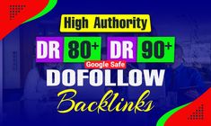 high authority dr 80 + dofollow backlinks