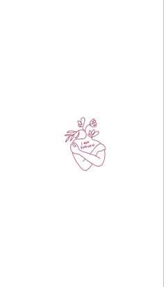 a drawing of an apple on a white background with the words love is in the air