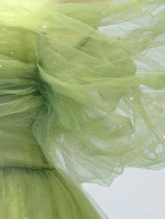 Green Organza Evening Dress For Prom, Green Tulle Evening Gown, Green Tulle Evening Dress, Green Tulle Evening Dress For Formal Occasions, Formal Green Tulle Evening Dress, Green Tulle Evening Dress For Wedding, Green Tulle Dress For Prom Season, Green Tulle Gown For Party, Green Organza Evening Dress For Wedding