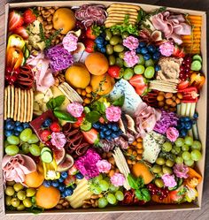 a box filled with lots of different types of food