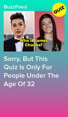 two people with the text sorry, but this quiz is only for people under the age of