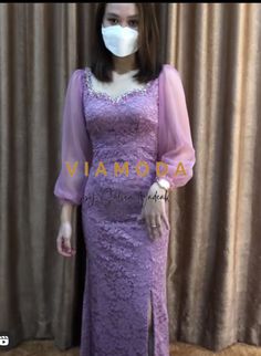 Model Dress Brokat Modern, Dress Kebaya Modern, Model Blouse Batik, Dress Brokat Modern, Model Dress Kebaya, Frock Models, Kebaya Modern Dress, Dress Kebaya, Slow Respon