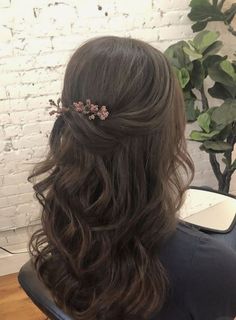 Wedding Hairstyles And Makeup, Hair Test, Pinterest Wedding, Wedding Hairstyles Half Up Half Down, Wedding Hair Down, Half Up Half Down Hair, Wedding Hairstyles For Long Hair