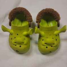 Green Shrek Crocs Size 6c Nwot Shrek Crocs, Crocs Green, Shrek, Crocs Shoes, Kids Shoes, Kids Shop, Green, Quick Saves, Color