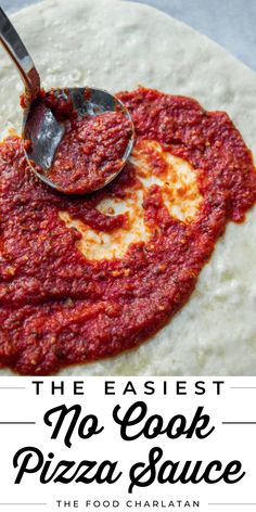 the easyest no cook pizza sauce recipe