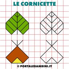 an image of different shapes and sizes on a piece of paper with the words le corri