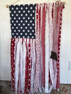 Leather Tags, Flag Wall