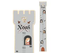 a ruler with an image of noah on it