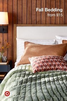 It’s cozy o’clock! Settle down for comfy nights with fall bedding you’ll love. Snuggly comforters, duvet covers & textured quilts bring warmth and style to your space. Textured Quilts, Cabin Bedding, Retro Cabin, Target Fall, Decor Ideas Bedroom, Sophisticated Bedroom, Fall Bedding, Relaxing Bedroom, Inspire Me Home Decor