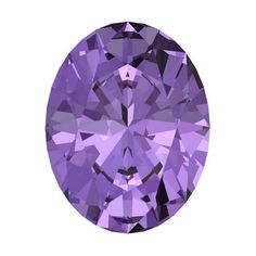 a round purple diamond on a white background