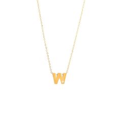 Birmingham Jewelry Item Number: BJW140447 Women's Gold Necklace Initial "W" Necklace 14K Yellow Gold Diamond: 0.01ct Setting: Bezel Chain Included: 16" - 18" Adjustable Dimensions: H:8mm approx. *The possibilities are not limited to the options in the dropdown. For pricing on further customizations & special options, please call: 1-586-939-5100 Elegant Tan Necklace With Adjustable Chain, Tan Initial Pendant Necklace With Adjustable Chain, Tan Necklace With Initial Pendant And Adjustable Chain, W Necklace, Gold Letter Necklace, Letter W, Initial Necklace Gold, Gold Diamond Jewelry, Gold Necklace Women