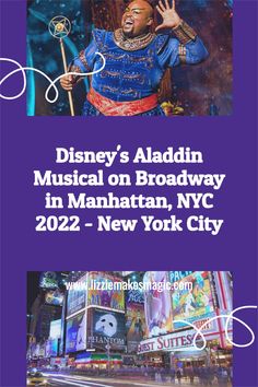 disney's aladin musical on broadway in manhattan, nyc