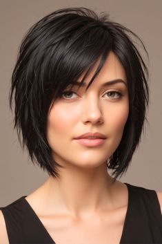 26 Short Layered Bob Hairstyles Ideas [Ultimate List] 2024 - Fashion Trend Hacks Short Layered Bobs, Bob Hairstyles Ideas, Short Angled Bobs, Short Layered Bob, Angled Bobs, Short Layered Bob Hairstyles, Layered Bob Short, Shaggy Bob, Layered Bobs