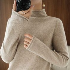 Winter Sweaters For Women, Batwing Sleeve Sweater, Houndstooth Sweater, Tight Sweater, Sweaters Women, Sweater Tops, Women Sweaters Winter, Cashmere Sweater Women, Long Pullover