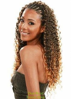 Crochet Human Hair, Two French Braids, Loose French Braids, Cabello Afro Natural, French Braid Hairstyles, Loose Braids, Crochet Braid, Easy Braids, Braided Hairstyles Easy