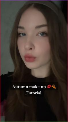 Autumn makeup tutorial 💋🍂 #makeup November Makeup Looks, Autumn Makeup Looks, Dark Academia Makeup, Academia Makeup, Thanksgiving Makeup, Pale Makeup, Autumn Makeup