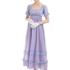 PRICES MAY VARY. Polyester,Silk Imported Pull On closure Hand Wash Only Victorian Tea Dress, Ball Gown With Gloves, Victorian Clothing Women, Gown Dresses For Women, Regency Ball Gown, Fairytale Outfits, Gown With Gloves, Jane Austen Dress, Regency Core