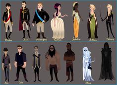 an image of some people in different costumes